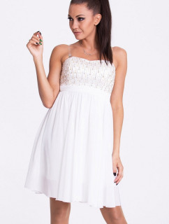& dámské značkové šaty s sukní bílé Bílá / L & model 15042818 - EVA&#38;LOLA