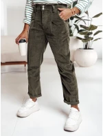 Dámské kalhoty tmavě zelené Dstreet model 21981292 - FashionStreet