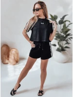 Dámská tepláková souprava LOVE SPORT černá Dstreet model 21988893 - FashionStreet