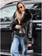 Dámská bunda ramones s kožešinou černá Dstreet model 21993128 - FashionStreet