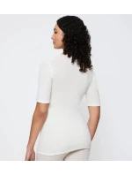 Dámske tričko Beauty Layers SSL Top Wool - WHITE - white 1595 - TRIUMPH