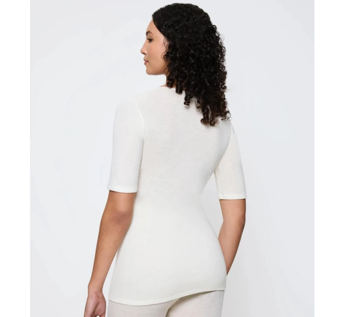 Dámske tričko Beauty Layers SSL Top Wool - WHITE - white 1595 - TRIUMPH