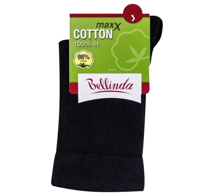 Dámske bavlnené ponožky COTTON MAXX LADIES SOCKS - Bellinda - čierna Dámske bavlnené ponožky COTTON MAXX LADIES SOCKS - Bellinda - čierna
