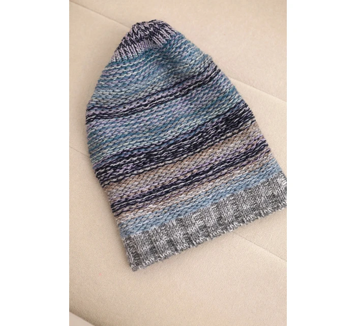 Čiapka s fleecom Krystyna K207 sea+grey Čiapka s fleecom Krystyna K207 sea+grey