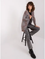 Sweter AT SW model 19014842 ciemny brązowy - FPrice Sweter AT SW model 19014842 ciemny brązowy - FPrice