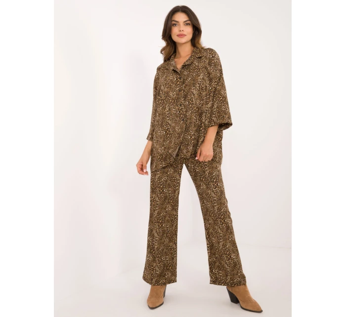 Komplet DHJ KMPL  czarno beżowy model 20493310 - FPrice