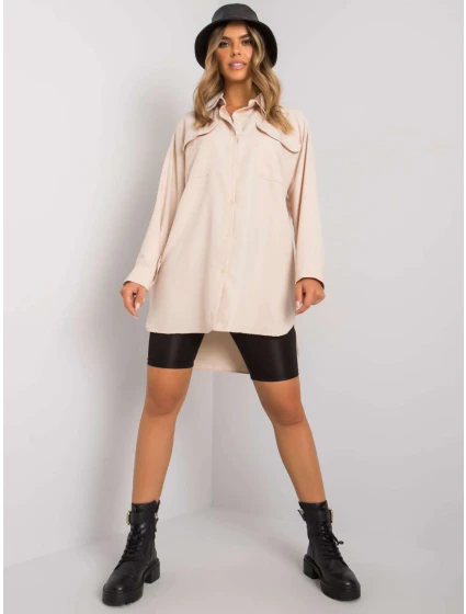 EM košeľa KS 678.57 svetlo béžová