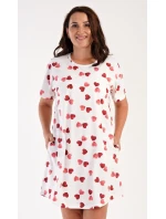 Dámské domácí šaty s krátkým rukávem model 18977131 - Vienetta Dámské domácí šaty s krátkým rukávem model 18977131 - Vienetta