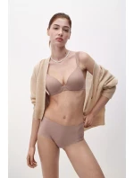 Dámska podprsenka Body Make-Up Illusion Shorty EX - BROWN - svetlohnedá 00ZE - TRIUMPH