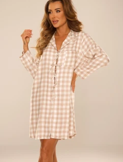 Košeľa De Lafense 854 Primrose long/r S-2XL šnurovacia