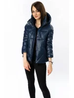 DAMSKA KURTKA PIKOWANA Z KAPTUREM GRANATOWA model 21242351 - Libland