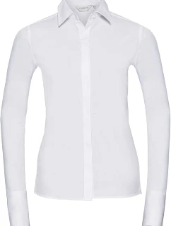 Elastická halenka s dlouhým rukávem 11. white model 22475954 - Russell Athletic