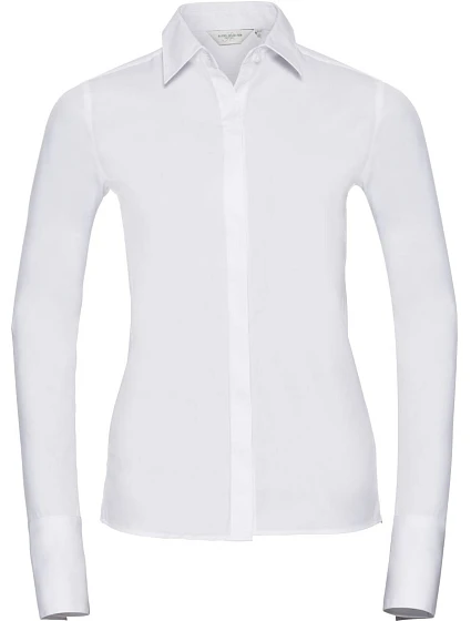 Elastická halenka s dlouhým rukávem 11. white model 22475954 - Russell Athletic Elastická halenka s dlouhým rukávem 11. white model 22475954 - Russell Athletic