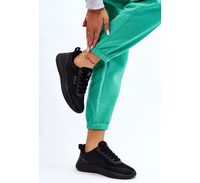 Damskie Siateczkowe Buty Sportowe Memory Foam System Big Star LL274662 Czarne Damskie Siateczkowe Buty Sportowe Memory Foam System Big Star LL274662 Czarne