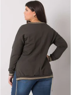 Blúzka RV BZ 7157.87P tmavá khaki