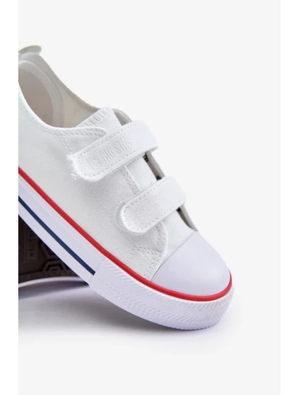 Detské tenisky na suchý zips Big Star White Detské tenisky na suchý zips Big Star White