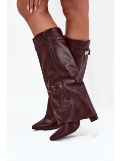 Topánky na podpätku model 218086 Krok vo veľkom štýle