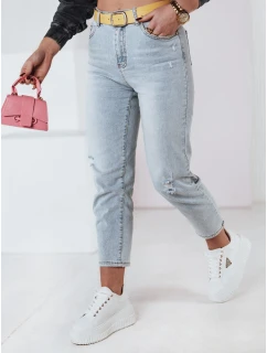 Dámske džínsové nohavice mom fit s opaskom JEANMOMENT FashionStreet UY2358