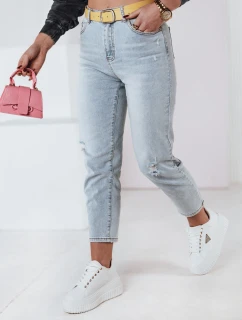 Dámske džínsové nohavice mom fit s opaskom JEANMOMENT FashionStreet UY2358
