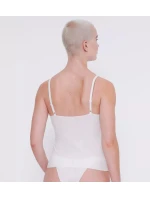 Dámsky top ZERO Feel 2.0 Špagetový top - WHITE - biely 00GZ - SLOGGI