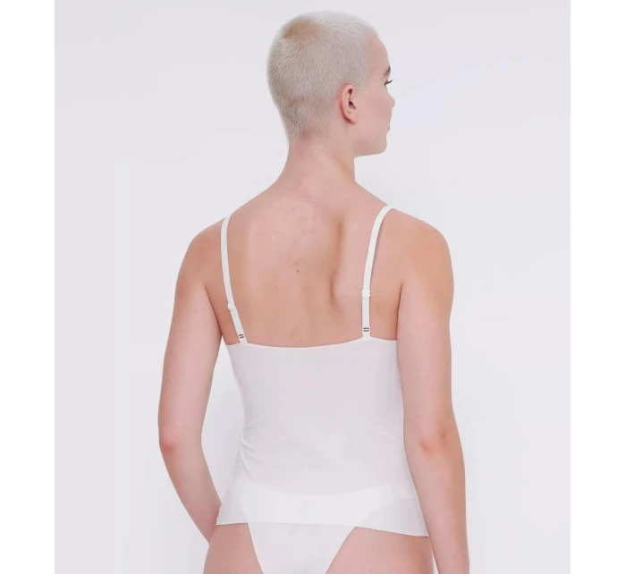 Dámsky top ZERO Feel 2.0 Špagetový top - WHITE - biely 00GZ - SLOGGI