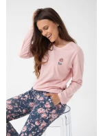 Pyžamo Luna 318 long/r 3XL Z25/26 dámské