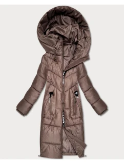 Zimná bunda do polovice stehien S'West hnedá (B/R8535-48)