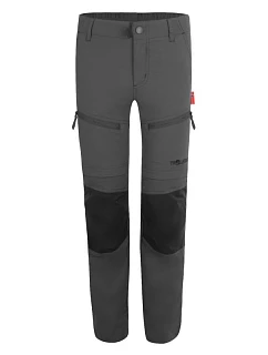 Detské nohavice Nordfjord Slim Fit Anthracite so zipsom (853-602)
