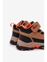 Dětské zimní boty na suchý zip Big Star model 21706132 Hnědé - Big Star Shoes