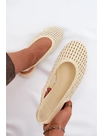 Dámské sandály Pletené Žluté model 22125677 - Boto