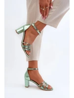 Dámské sandály model 21273603 zelené Step in style - SWEET SHOES Dámské sandály model 21273603 zelené Step in style - SWEET SHOES