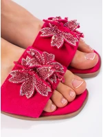 Dámske módne ružové ponožky bez podpätku Dámske módne ružové ponožky bez podpätku