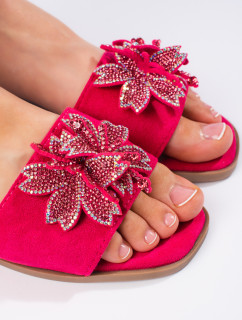 Dámske módne ružové ponožky bez podpätku