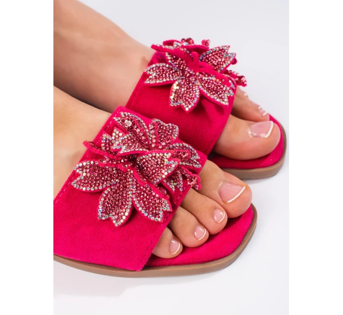 Dámske módne ružové ponožky bez podpätku Dámske módne ružové ponožky bez podpätku