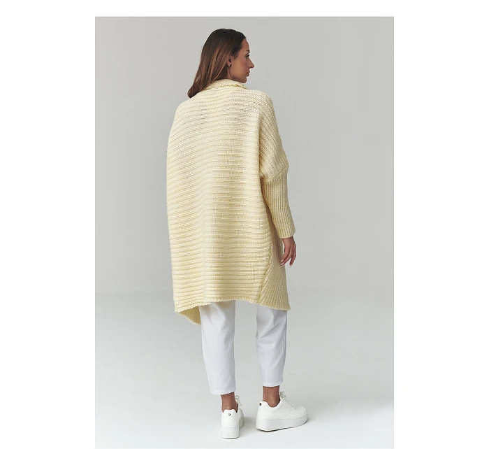 Zapínanie svetra model 226885 Makadamia