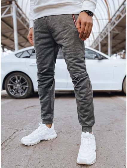 FashionStreet pánske svetlosivé tepláky UX4281