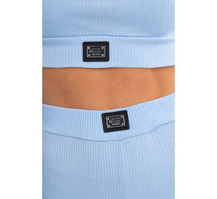 Komplet z blúzok top prążkowany niebieski Komplet z blúzok top prążkowany niebieski