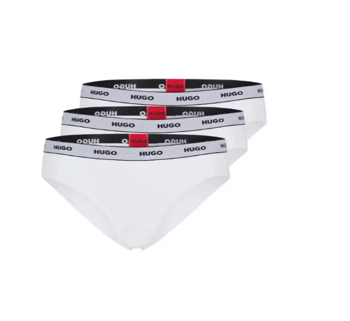 Dámske nohavičky 3ks 50469657 100 biela Hugo Boss