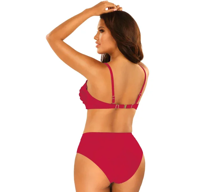 Dámske dvojdielne plavky New Trends 8 S730DA5-21c sv. zelená - Self Dámske dvojdielne plavky New Trends 8 S730DA5-21c sv. zelená - Self