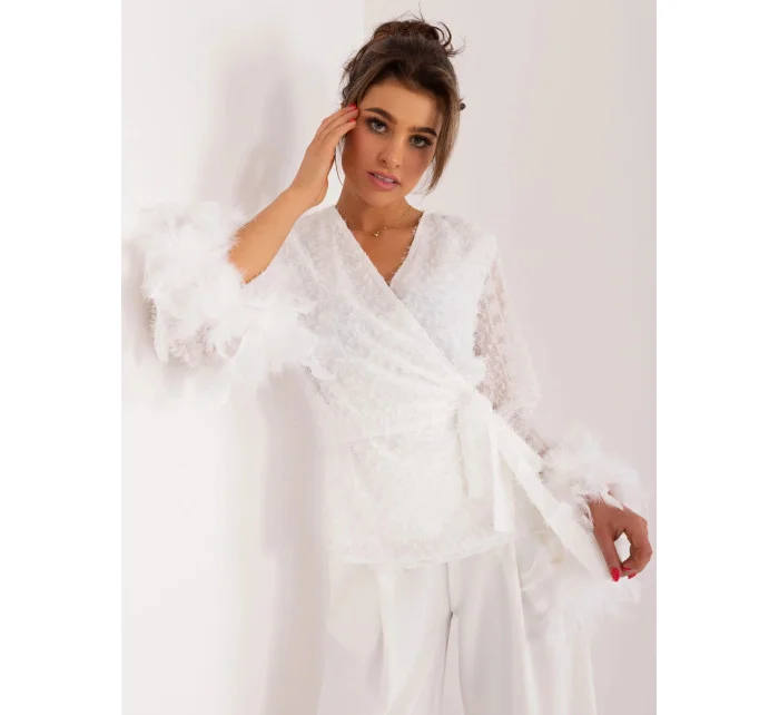 Dámska blúzka LK BZ 509522 1.20 biela - Lakerta