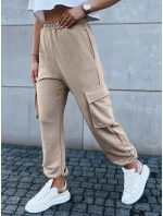 Dámske tepláky BAGGY beige FashionStreet UY1607