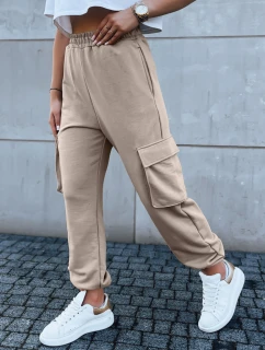 Dámske tepláky BAGGY beige FashionStreet UY1607
