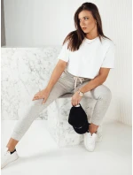 šedé dámské tepláky Dstreet model 21972385 - FashionStreet šedé dámské tepláky Dstreet model 21972385 - FashionStreet