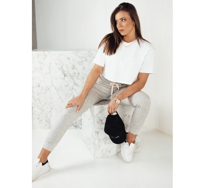 šedé dámské tepláky Dstreet model 21972385 - FashionStreet šedé dámské tepláky Dstreet model 21972385 - FashionStreet