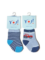 Chlapčenské ponožky YO! SKF-0002C Baby Boys Frotte 0-9 mesiacov