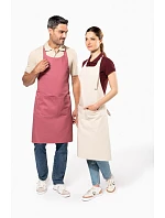 K 885 Zástěra s laclem model 22511034 chocolate - Kariban