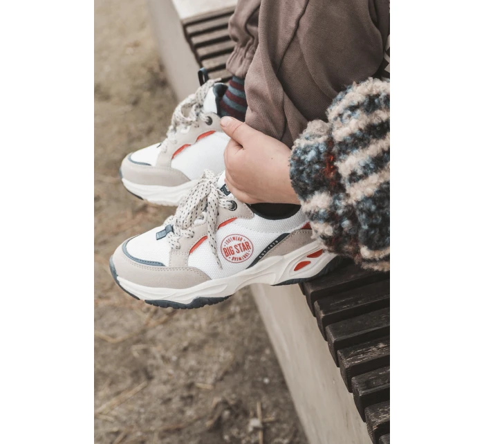 Dziecięce Buty Sportowe Memory Foam System Big Star JJ374269 Białe