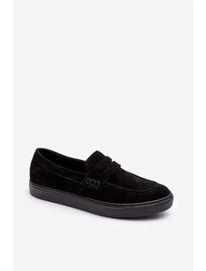 Mužské semišové polobotky  Černé model 21643143 - Zazoo