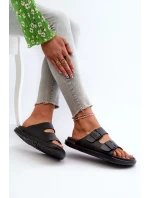 Lehké Pěnové Dámské Žabky S Big Star Černé model 21660710 - Big Star Shoes Lehké Pěnové Dámské Žabky S Big Star Černé model 21660710 - Big Star Shoes