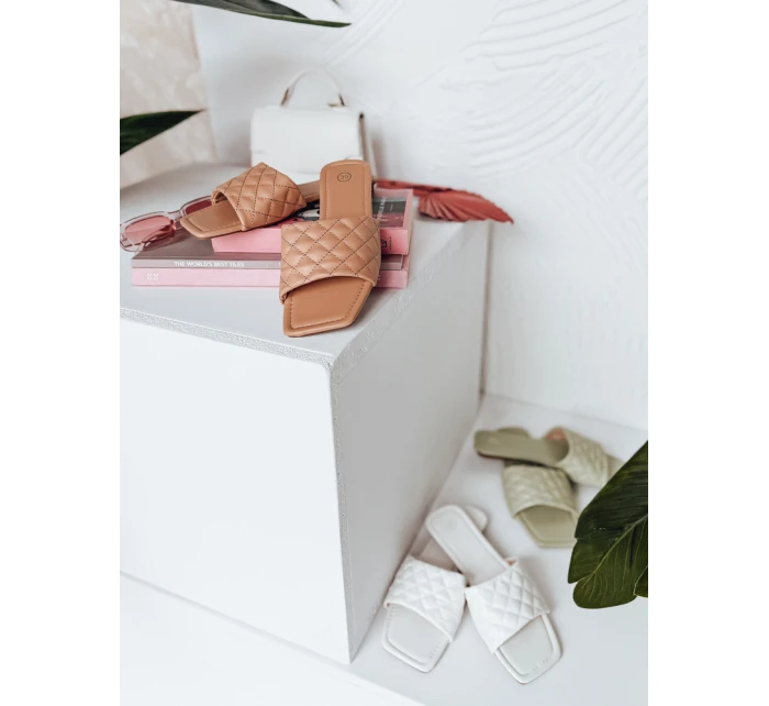 Dámske žabky SATELIVA beige FashionStreet ZY0972